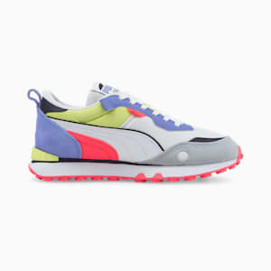 Rider FV "Future Vintage" Unisex Sneakers, Puma White-Elektro Purple